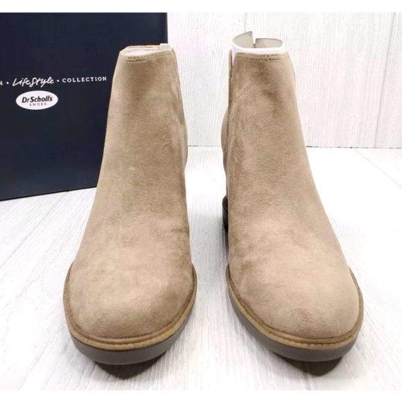 DR. SCHOLL’S JOHNNIE WEDGE BOOTIE Tan boot shootie - Picture 4 of 11